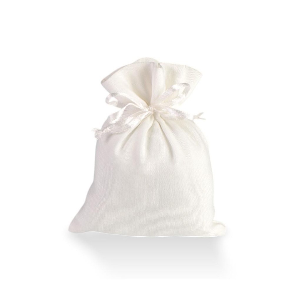 SACCHETTO COTONE 10X13CM AVORIO GR